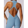 Гладкий комбінізон Leggings Body Crop T-shirt model 52 (Bony blue) Гладкий комбінізон Leggings Body Crop T-shirt model 52 (Bony blue)